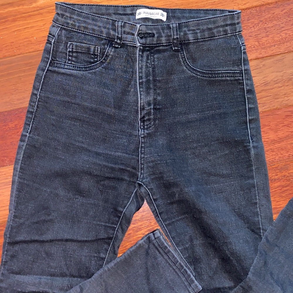 BLACK SIMPLE JEANS - Picture 2 of 3